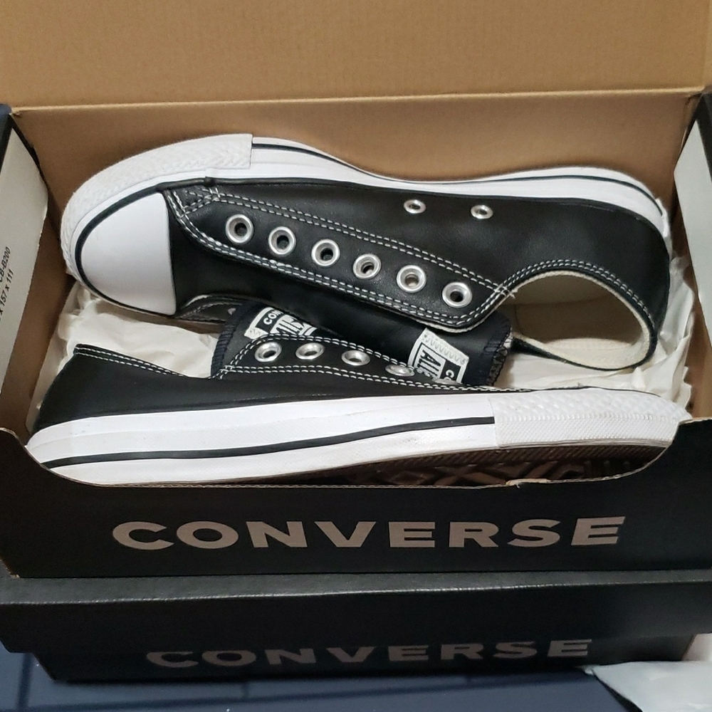 Converse Black and White Chuck Taylor Sneakers